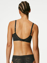 Marks & Spencer Čierna Marks & Spencer Dámska čipkovaná podprsenka Flexifit™