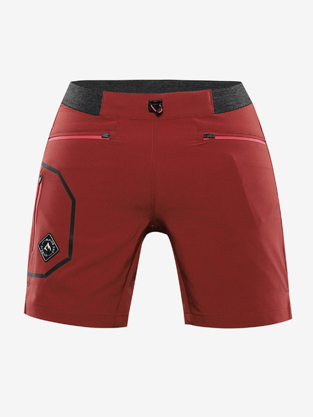 ALPINE PRO Dámske outdoorové šortky ALPINE PRO ZAMBA chilli