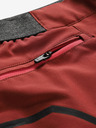 ALPINE PRO Dámske outdoorové šortky ALPINE PRO ZAMBA chilli