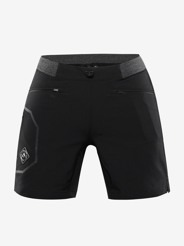 ALPINE PRO Dámske outdoorové šortky ALPINE PRO ZAMBA black