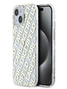Karl Lagerfeld Karl Lagerfeld IML galvanizované opakované logo Zadný kryt pre iPhone 15 zlatý
