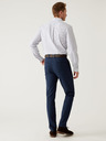 Marks & Spencer Tmavomodré pánske nohavice chino slim fit s opaskom Marks & Spencer