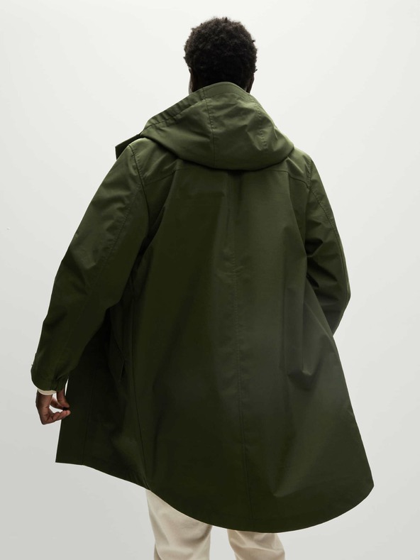 Marks & Spencer Nepremokavá bunda s kapucňou s technológiou Stormwear™ Marks & Spencer zelená