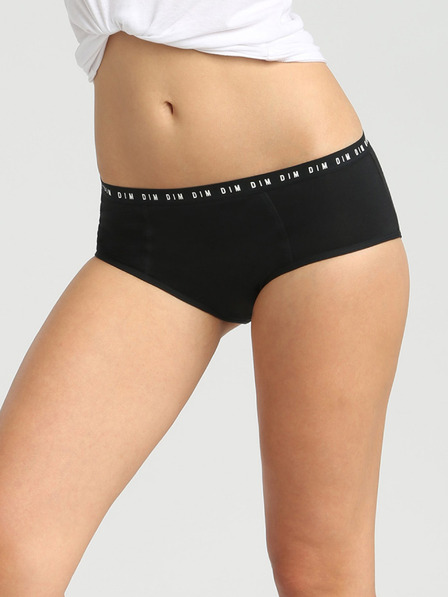 DIM Čierne dámske nočné menštruačné nohavičky Dim MENSTRUAL NIGHT BOXER