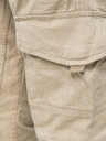 Jack & Jones Béžové pánske nohavice Jack & Jones Paul s vreckami