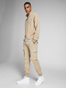 Jack & Jones Béžové pánske nohavice Jack & Jones Paul s vreckami