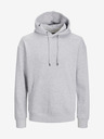 Jack & Jones Svetlošedá pánska mikina Jack & Jones Star Hoodie