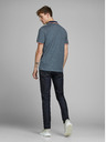 Jack & Jones Modrá polokošeľa Jack & Jones Paulos
