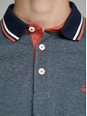 Jack & Jones Modrá polokošeľa Jack & Jones Paulos