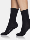 Bellinda Čierne dámske nohavičky Bellinda BAMBUS COMFORT SOCKS