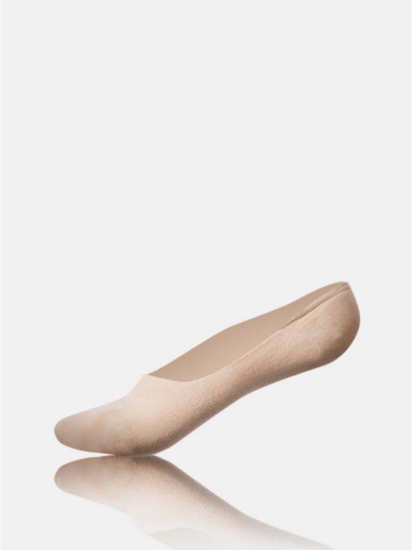 Bellinda Béžové dámske slip on ponožky Bellinda INVISIBLE SOCKS
