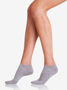 Bellinda Súprava dvoch párov dámskych ponožiek v sivej farbe Bellinda COTTON IN-SHOE SOCKS 2x