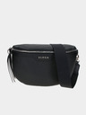 Elega Čierna dámska kožená crossbody kabelka ELEGA Festy