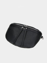 Elega Čierna dámska kožená crossbody kabelka ELEGA Festy