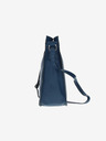 Elega Tmavomodrá dámska kožená crossbody kabelka ELEGA Hobie