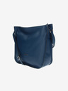 Elega Tmavomodrá dámska kožená crossbody kabelka ELEGA Hobie