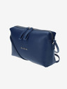 Elega Tmavomodrá dámska kožená crossbody kabelka ELEGA Hill