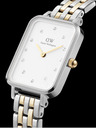 Daniel Wellington Dámske zlaté a strieborné hodinky Daniel Wellington Quadro Lumine