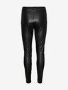 Vero Moda Čierne dámske kožené legíny skinny fit VERO MODA Gaya