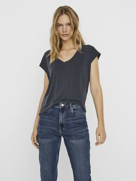 Vero Moda Tmavomodré dámske tričko Vero Moda Filli