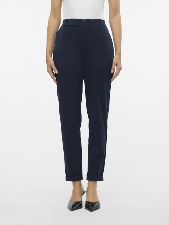 Vero Moda Tmavomodré dámske nohavice Vero Moda Maya