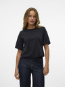 Vero Moda Čierne dámske tričko Vero Moda Demi