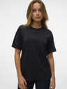 Vero Moda Čierne dámske tričko Vero Moda Demi
