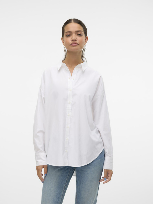 Vero Moda Biele dámske tričko Vero Moda Fanni
