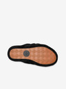 UGG Čierne dámske čižmy z ovčej kože UGG Fluff Yeah Slide