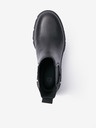 UGG Čierne dámske kožené topánky UGG Ashton Chelsea Boots
