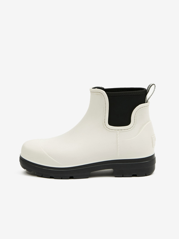 UGG Biele dámske zateplené členkové čižmy UGG Droplet