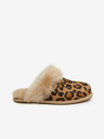UGG Béžové dámske vzorované semišové domáce papuče UGG