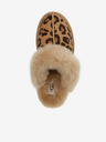 UGG Béžové dámske vzorované semišové domáce papuče UGG