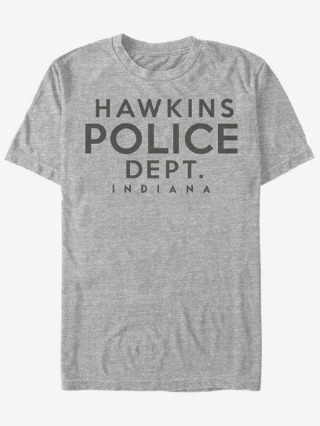ZOOT.Fan Policajné oddelenie Hawkins Stranger Things ZOOT. FAN Netflix - unisex tričko