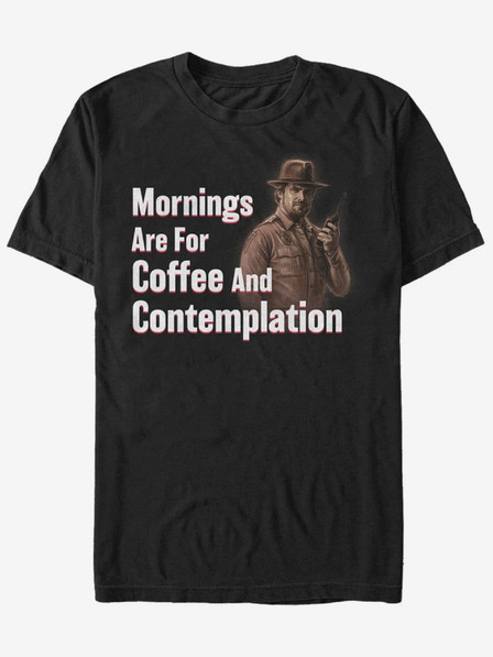 ZOOT.Fan Káva a meditácia Stranger Things ZOOT. FAN Netflix - unisex tričko