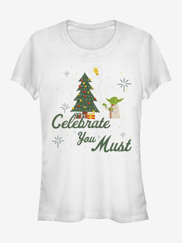 ZOOT.Fan Pán Yoda - Celebrate You Must ZOOT. FAN Star Wars - dámske tričko