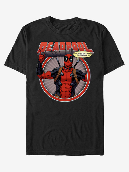 ZOOT.Fan Čierne pánske tričko ZOOT.Fan Marvel Deadpool Chump