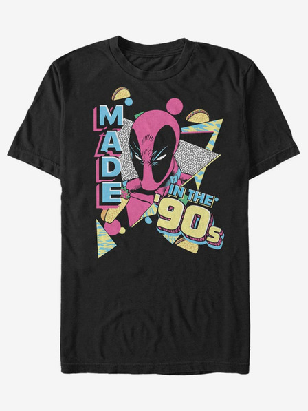 ZOOT.Fan Čierne unisex tričko ZOOT.Fan Marvel Nineties Created