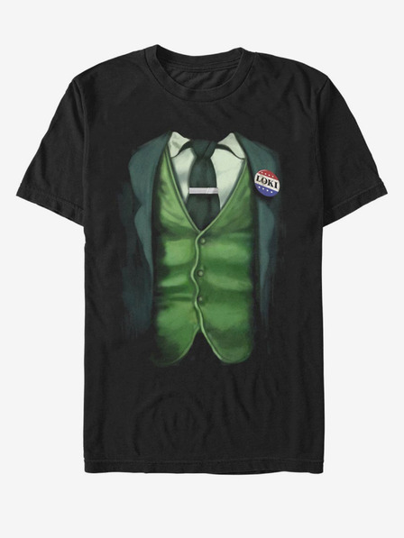 ZOOT.Fan Čierne unisex tričko ZOOT.Fan Marvel Loki Kostým