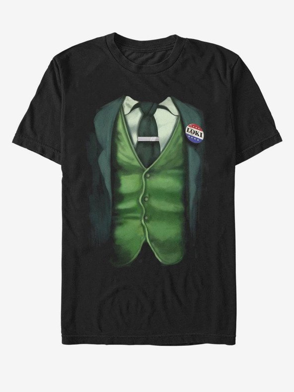 ZOOT.Fan Čierne unisex tričko ZOOT.Fan Marvel Loki Kostým
