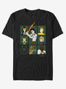 ZOOT.Fan Čierne unisex tričko ZOOT.Fan Marvel Team