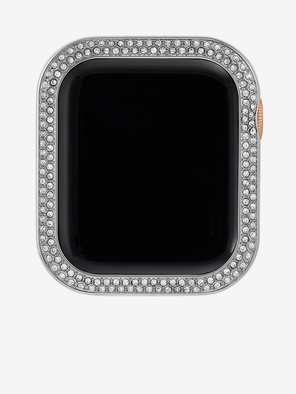 Anne Klein Lunette pre Apple Watch s kryštálmi v striebornej farbe Anne Klein