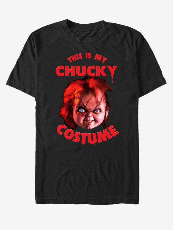 ZOOT.Fan Čierne unisex tričko ZOOT.Fan NBCU Chucky Kostým