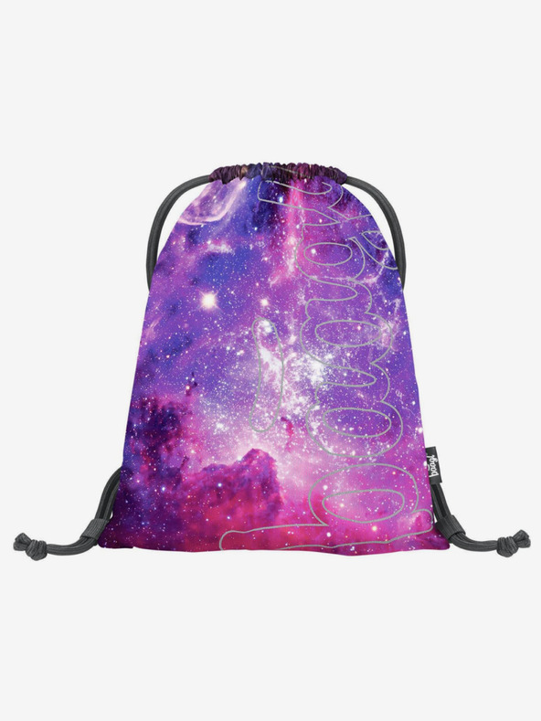 BAAGL  Fialová taška na korčule galaxy Baagl