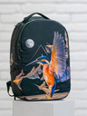 BAAGL  Čierny batoh Baagl eARTh - Kingfisher od Caer8th