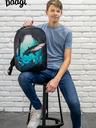 BAAGL  Čierny batoh Baagl eARTh - Shark od Lukero