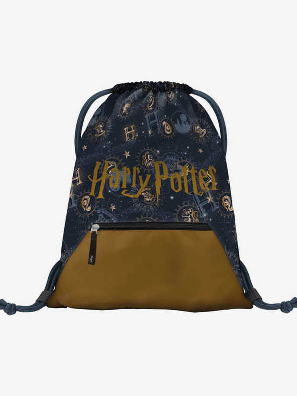 BAAGL  Čierna taška s vreckom Baagl Harry Potter Bradavice