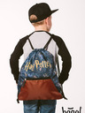 BAAGL  Čierna taška s vreckom Baagl Harry Potter Bradavice