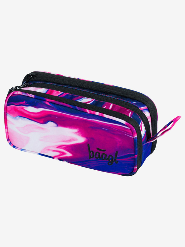 BAAGL  Fialový študentský peračník Baagl Plum