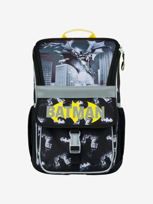 BAAGL  Čierna školská taška Zippy Baagl Batman Darky City